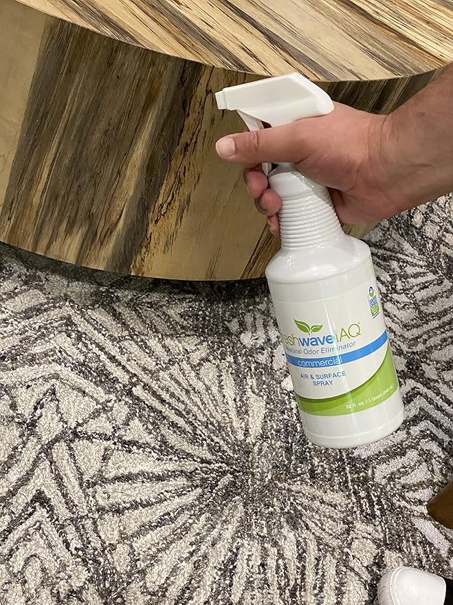 Fresh Wave IAQ Commercial Odor Eliminating Air &amp Surface Spray with Trigger 32 Fl. Oz. | Safer Odor Relief | Natural Plant-Based Odor Eliminator | Odor Absorber for Home or Commercial Areas