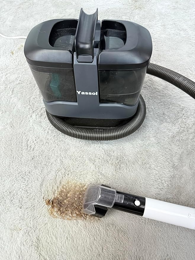 Electric Carpet Cleaner-Deep Clean Machine For Carpet450W Power Dual-Tank 15KPa SuctionCompact Storage1.5m Hose supporting long distance for Cleaning-C9 Pro