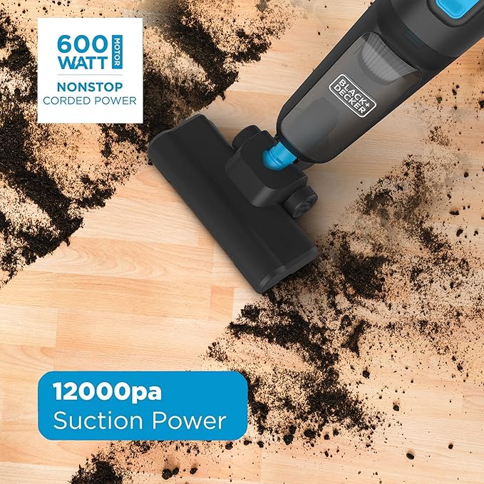 BLACK+DECKER PowerSeries Flex+ 3-in-1 Stick Vacuum