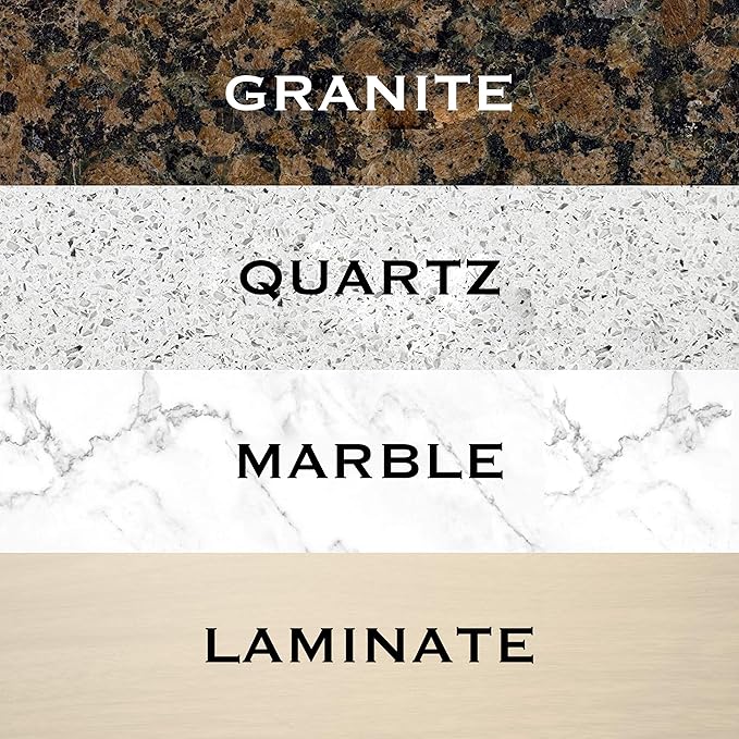 HOPE'S Countertop Restoration Polish Streak-Free Kitchen Counter Cleaner No Buildup on Countertops Quartz Marble Corian Composite and Granite Polish 8 Fl Oz Pack of 3