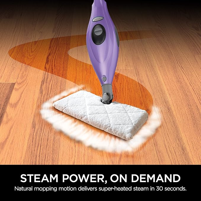 COMFEE' Countertop Dishwasher &amp Shark S3501 Steam Pocket Mop Hard Floor Cleaner With Rectangle Head and 2 Washable Pads Easy Maneuvering Quick Drying Soft-Grip Handle and Powerful Steam Purpl