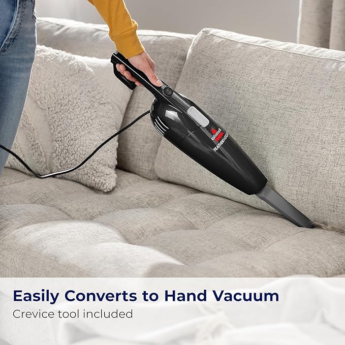 Bissell Featherweight Stick Lightweight Bagless Vacuum with Crevice Tool 2033M Black