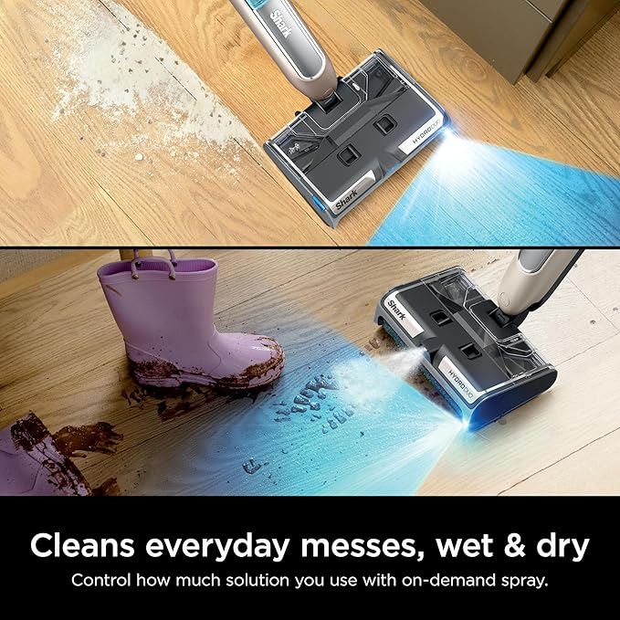 Shark HydroDuo with Dirt-Reveal Technology Cordless Everyday Hard Floor Cleaning System Wet &amp Dry Debris Pickup Mops &amp Scrubs All at Once Hardwood Tile Laminate &amp Stone Stone Metal