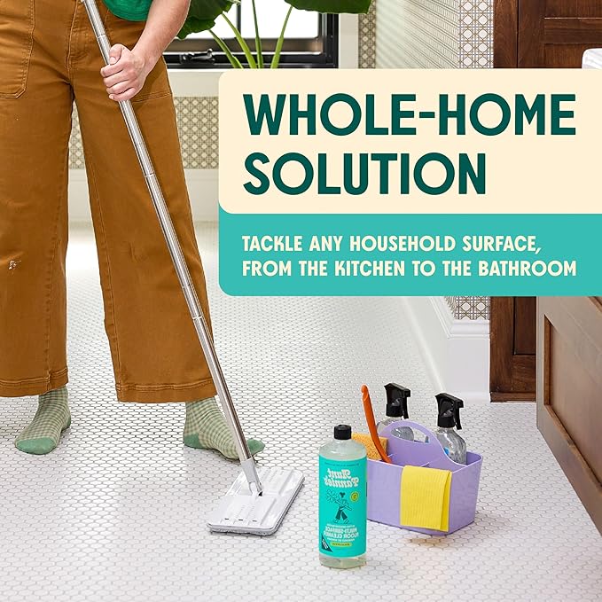 Aunt Fannie's Whole Home Cleaning Bundle: All Purpose Spray Floor Cleaner Glass &amp Window Cleaner Multi-Surface Wipes Carpet Refresher