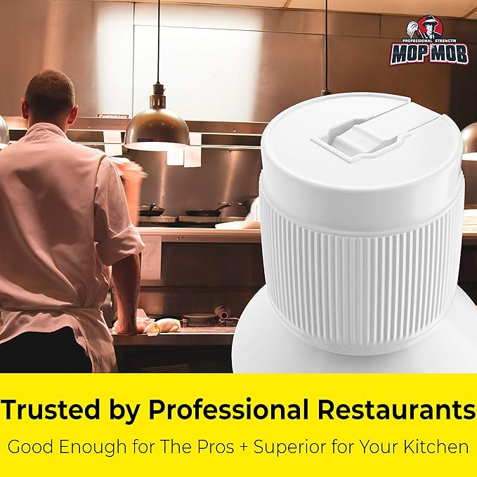 Commercial Grill and Oven Cleaner 32oz Concentrate 4pk. Heavy-Duty Fast-Acting Degreaser Solution Removes Carbon Grime Burnt Food and Oil for Griddles Fryer Baskets and Kitchen Cooking Surfaces.