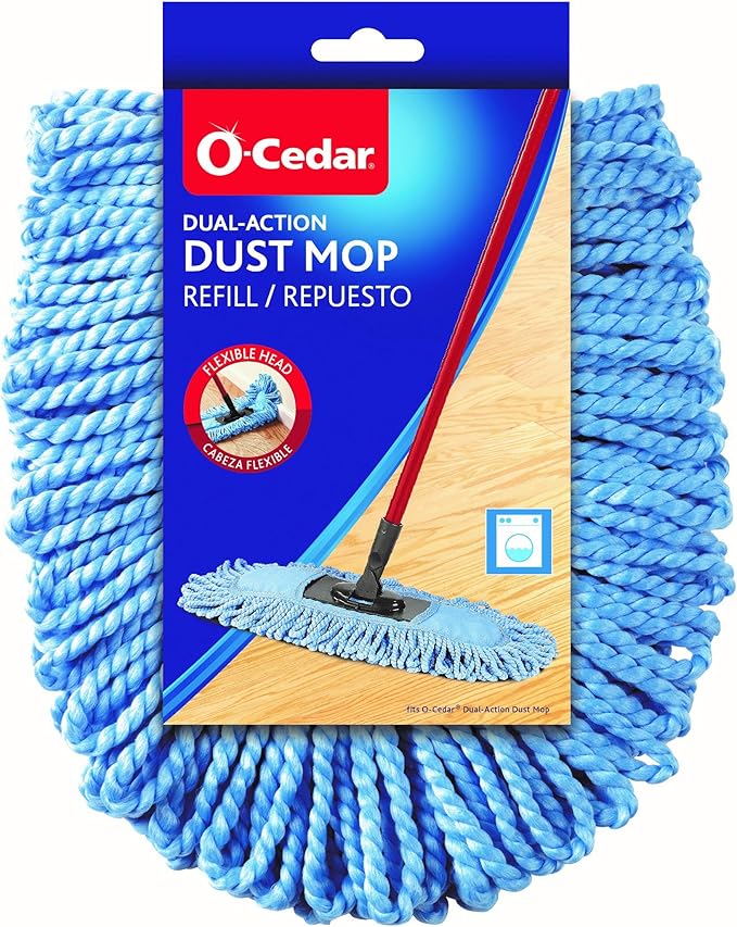 O-Cedar Dual-Action Wood Floor Dust Mop Refill 1 CT