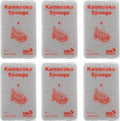 Kamenoko Sponge - Grey - Set of 6 - Kitchen Sponges for Cleaning Dishes and Pans - Odor-Resistant - Made in Japan