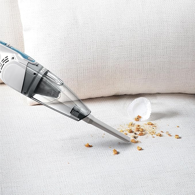 Eureka Corded Stick Vacuum Cleaner for Home Pet Hair Lightweight Stick Vacuum Cleaner with Powerful Suction for Carpet Tile and Hard Floor Aqua Blue 3-in-1 Handheld Vac NES100