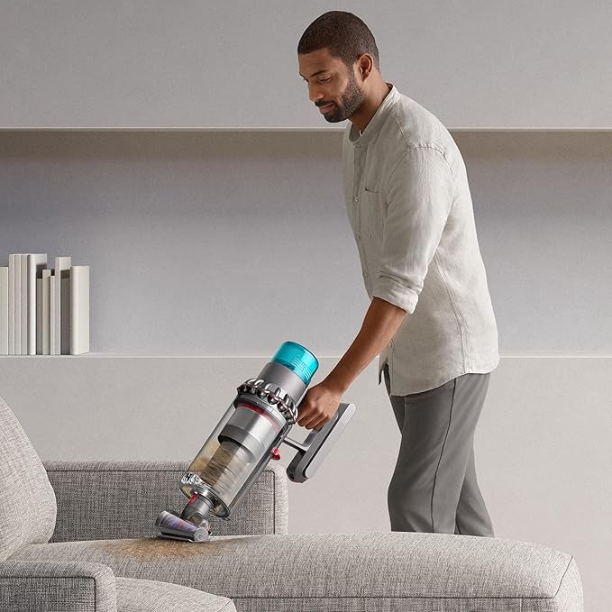 Dyson Gen5outsize Cordless Vacuum Cleaner Nickel/Blue Extra Large (Renewed)