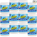 OdoBan Solid Odor Absorber Eliminator for Home and Small Spaces Fresh Linen Scent 14 Ounces Each 12-Pack