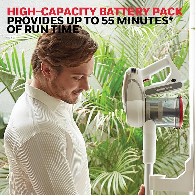 Honeywell VC10 Aeromax Elite Cordless Vacuum Handheld with 8 Tools for Better Easier Cleaning