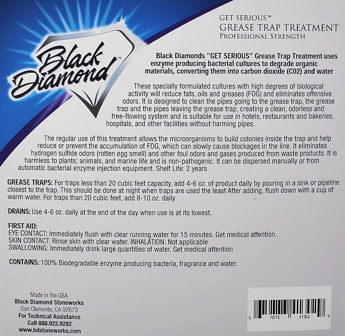 Restaurant Bio-Deodorizing Floor Cleaner Heavy Duty Commercial Concentrated Enzyme Degreaser and Odor Eliminator for Use in Mopping Bathroom Kitchen and Dining Room. Removes Grease and Urine Odors