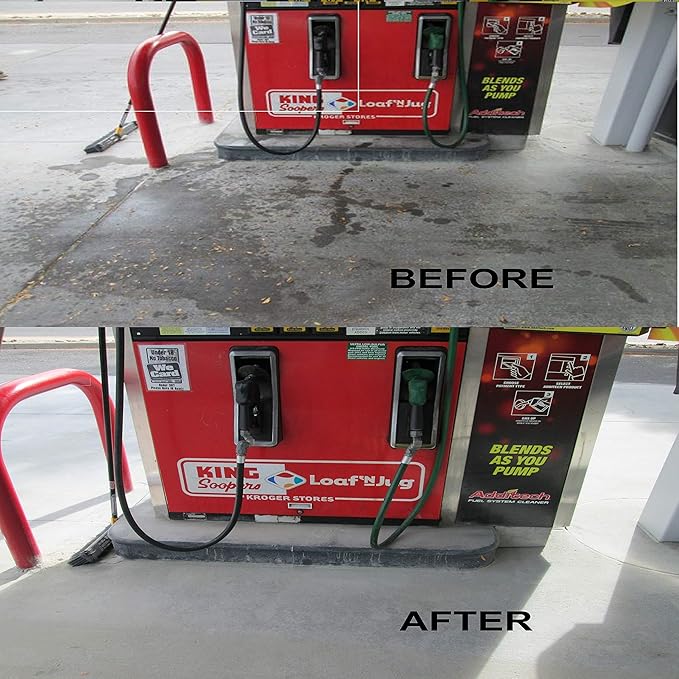 Concrete Oil Stain Remover Eco-Friendly Bio-Remediates and Removes Oil &amp Grease Stains on Concrete and Asphalt Driveways Garages Pavers Patios Parking Lots and Streets(2 LB)