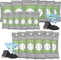 18 Pack Bamboo Charcoal Air Purifying Bag Activated Charcoal Bags Odor Absorber Moisture Absorber Natural Car Air Freshener Shoe Deodorizer Odor Eliminators For Home Pet Closet (6x50g 6x150g)