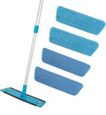 Microfiber Mop Kit with 4 Microfiber Pads