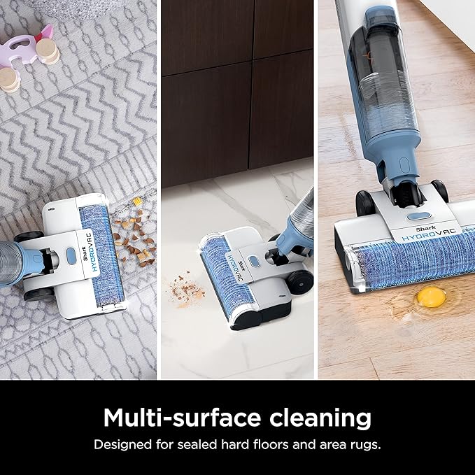 Shark HydroVac Multi-Surface 33-Oz. Concentrate with Odor Neutralizer Technology Compatible with all HydroVac 3-in-1 Cleaners for Sealed Hard Floors &amp Area Rugs Spring Clean Scent Purple WDCM