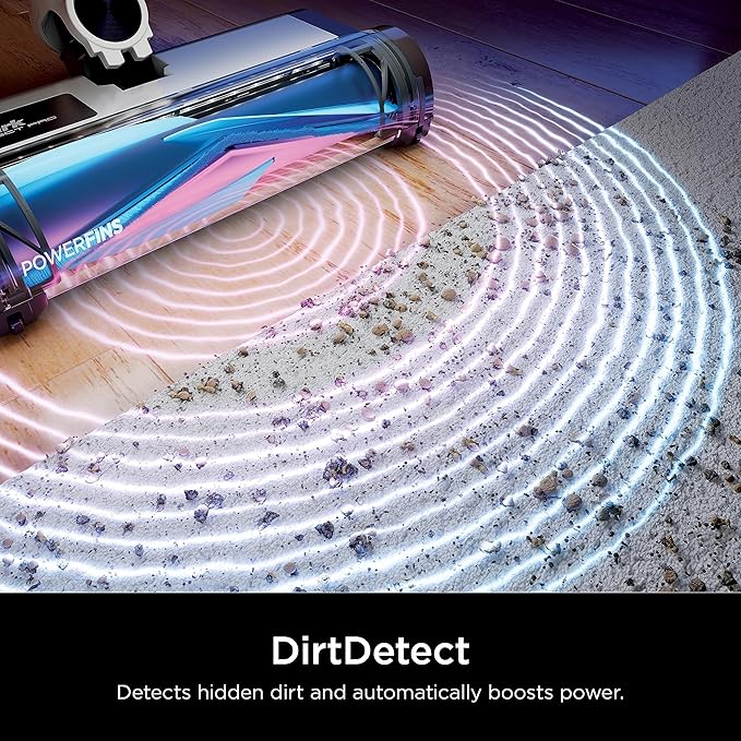 Shark Detect Pro Cordless Vacuum with PowerFins Brushroll Stick/Handheld (2-in-1) Ash Purple/Grey IW1120