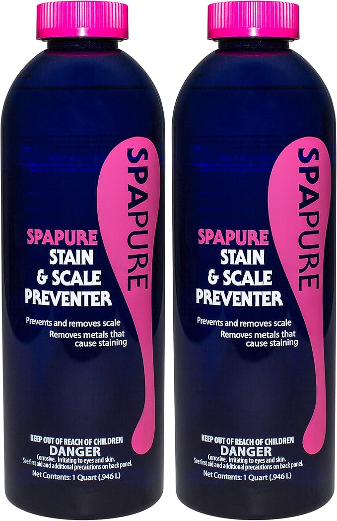 SpaPure Stain &amp Scale Preventer (1 qt) (2 Pack)
