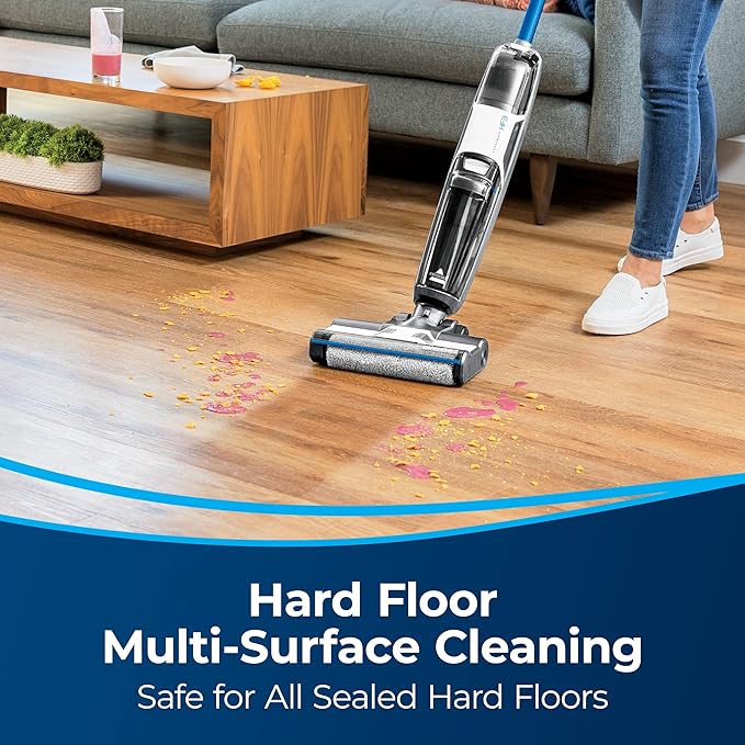 Bissell Crosswave HF3 Cordless Wet/Dry Vacuum Cleaner and Mop Multi-Surface and Hardwood Floor Cleaner 3649A