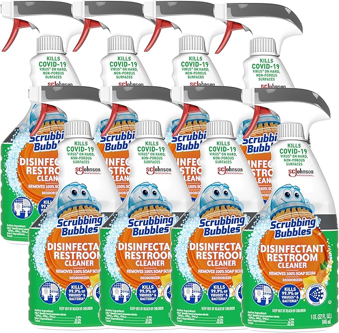 SC Johnson Professional Scrubbing Bubbles Disinfectant Restroom Cleaner 32oz / Case Qty 8