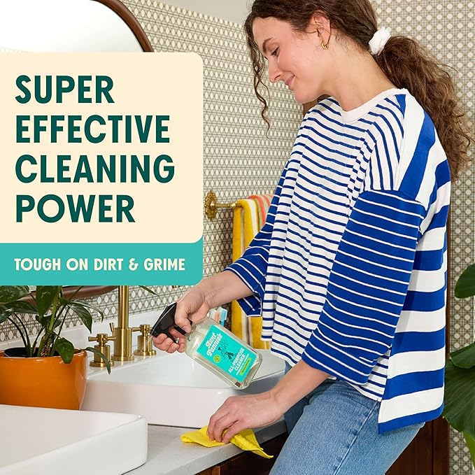 Aunt Fannie's Whole Home Cleaning Bundle: All Purpose Spray Floor Cleaner Glass &amp Window Cleaner Multi-Surface Wipes Carpet Refresher