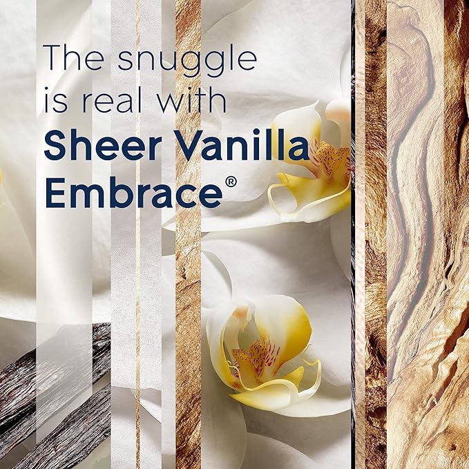 Glade PlugIns Refills Air Freshener Sheer Vanilla Embrace Scented and Essential Oils for Home and Bathroom 0.67 Fl Oz 10 Count