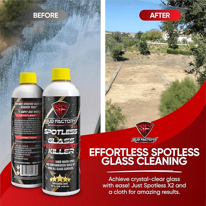 Sud Factory Ultimate Upgraded Paint Glass Water Spot &amp Stain Removers Plus Protection Coating for Cars Homes &amp Boats Bundle Of 3