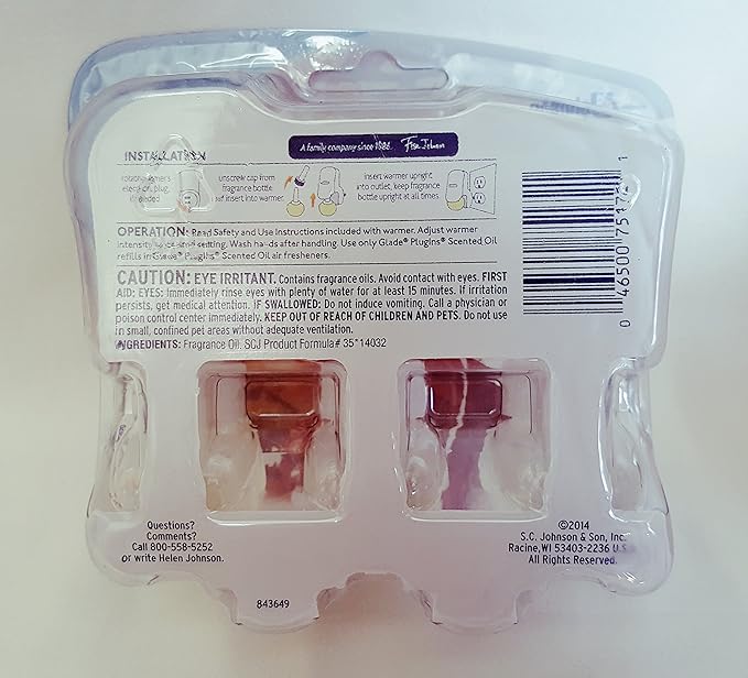 9 Refills Glade PlugIns Scented Oil CASHMERE WOODS 3 X 3 packs