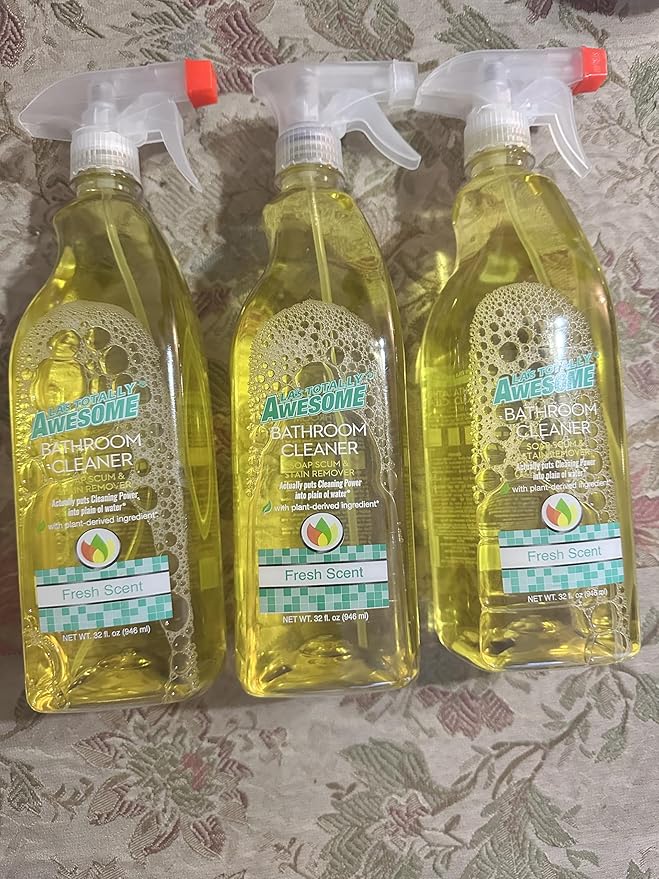 Awesome Multi-Purpose Bathroom Cleaner Soap Scum &amp Stain Remover (3 Pack)