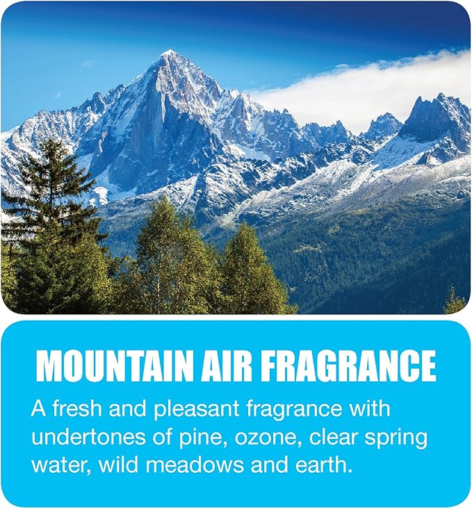 Big D 344 Odor Control Fogger Mountain Air Fragrance-Kills odors from fire flood decomposition skunk cigarettes musty smells-Ideal for use in cars property management hotels 5 oz (Pack of 12)