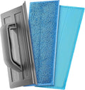 Tyroler Silicone Shower Squeegee for Glass Doors - 10 | 2 Microfiber Scrub &amp Polish Cloths | Multi-Surface Wiper | Perfect Window Squeegee for Home | Squeegee for Shower Glass | Shower Door Squee