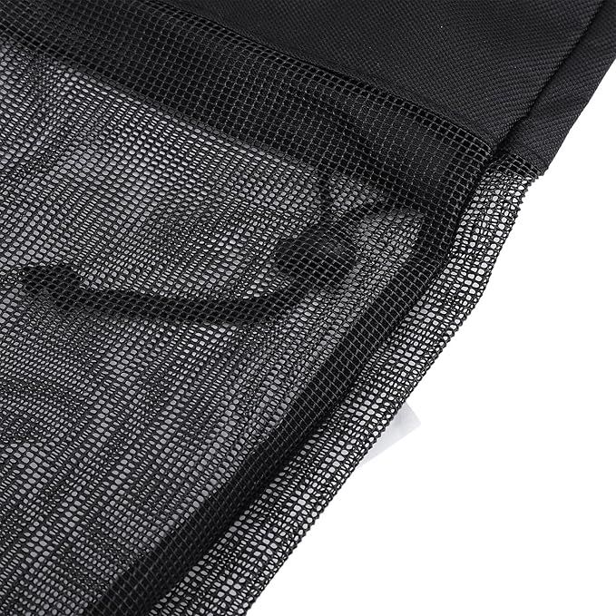 Boat Trash Bag Nylon Mesh Reusable Portable Boat Garbage Container with Secure Closure and Hanging Straps Ideal for Outdoor Seaside Activities