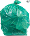 Plasticplace 55-60 gallon Trash Bags │ 1.2 Mil │ Green Heavy Duty Garbage Can Liners │ 38” x 58” (50Count)