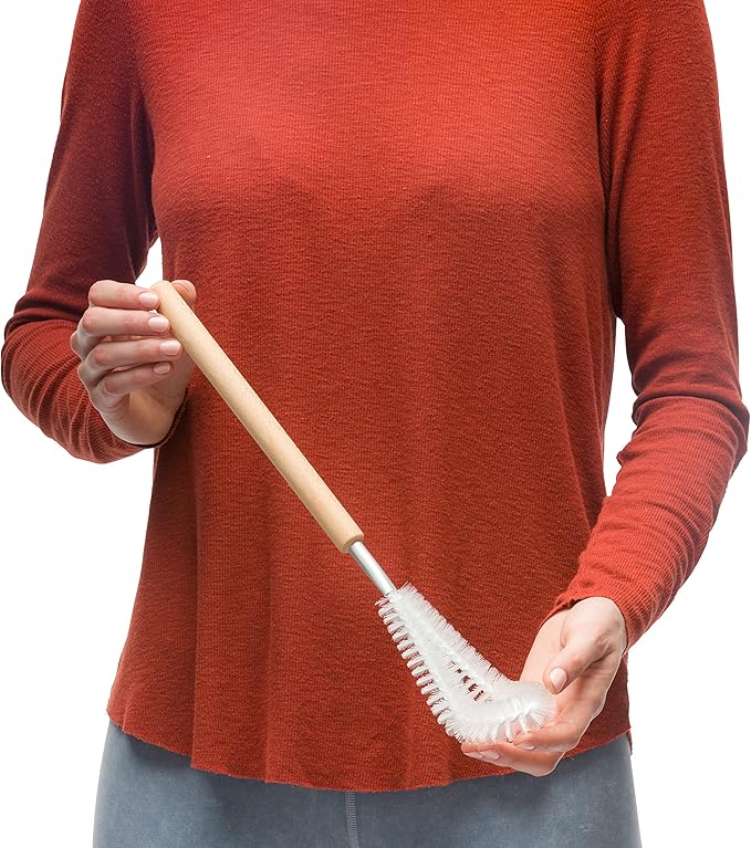Redecker Urinal Toilet Brush Oiled Beechwood Handle 14-3/4-Inches Made in Germany