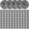 300 Pcs Stainless Steel Wool Scrubber Bulk Steel Wool Sponges Pack Metal Dishwashing Wire Scouring Pads Heavy Duty Clean Dish Pot Pan and Oven for Cleaning Kitchen Bathrooms and More