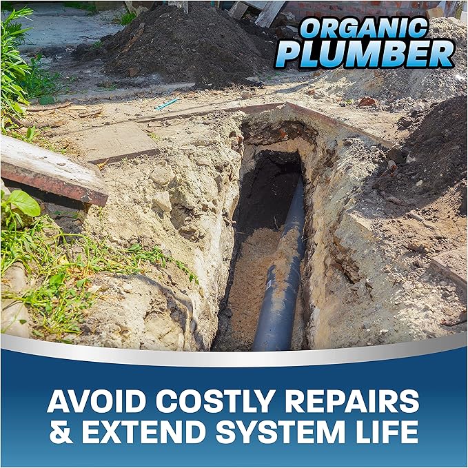 Septic Tank Cleaner Treatment Bacteria x Natural Enzyme Flushable Bio Tabs Rid Sewage Waste &amp Clean Field System 1 Year of Tablets