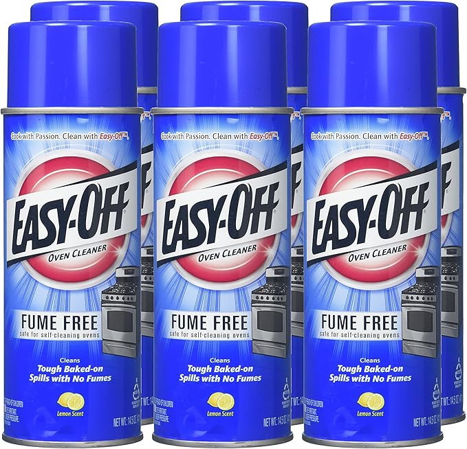 Easy Off Fume Free Oven &amp Stove Cleaner Lemon 14.5 Ounce Pack of 6
