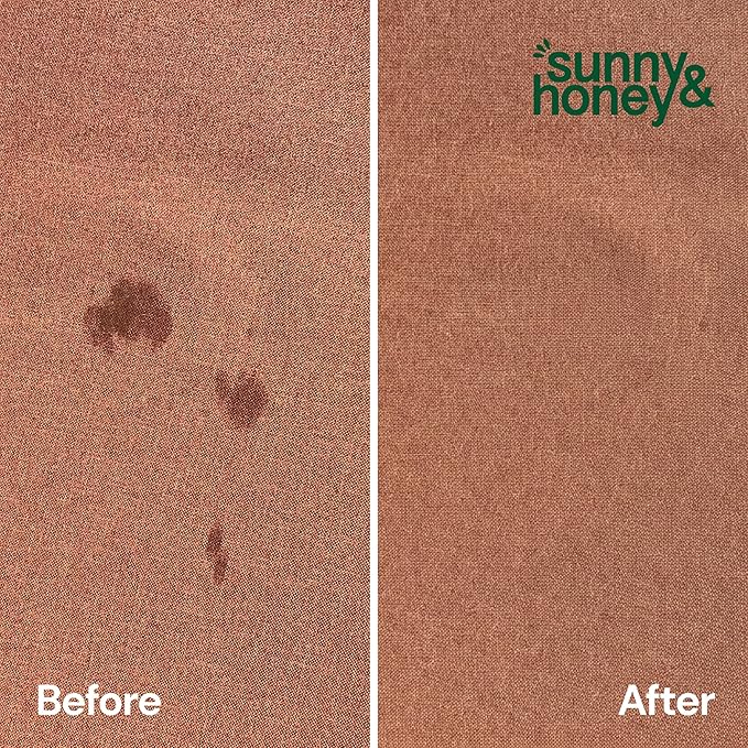 Sunny &amp Honey Turbo Pet Stain and Odor Remover - 40% More Enzymes - Enzyme Cleaner for Dog Urine and Poop on Carpets and Furniture - Pet Carpet Cleaner Spray (32fl oz Mint)