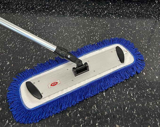 24 Microfiber Dust Mop Pads with Fringe - 12-Pack